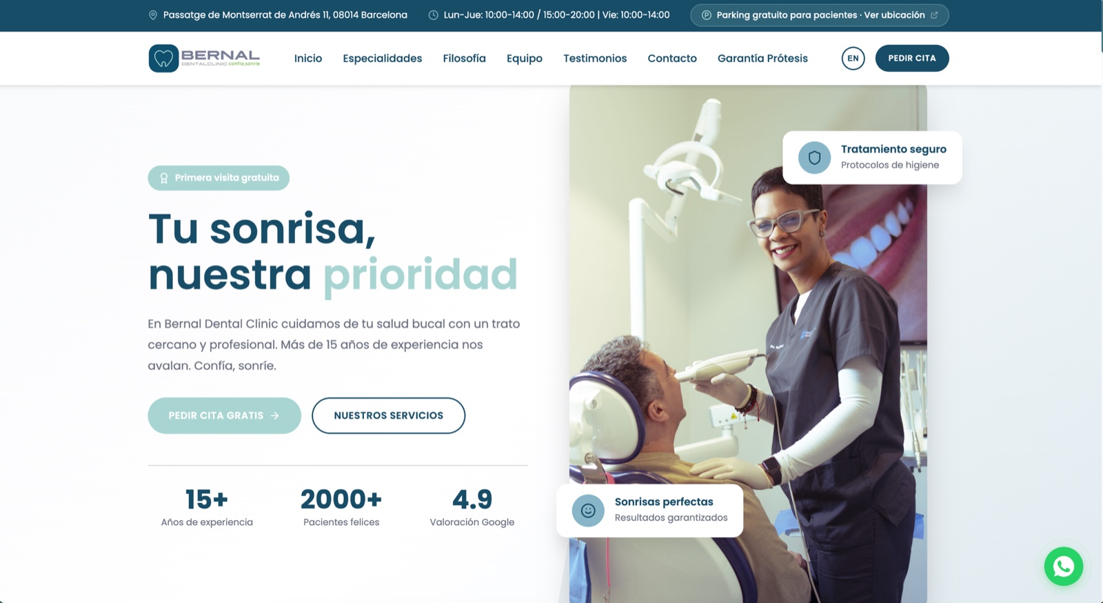 Web para una clínica dental